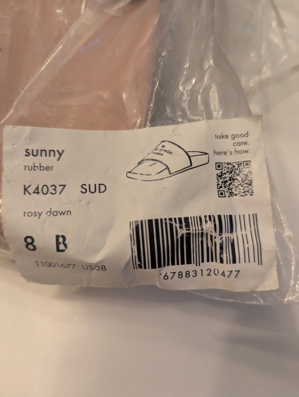 Kate Spade Rosy Dawn Pink Sunny Logo Slide Sandals Size 8 New - Picture 10 of 11